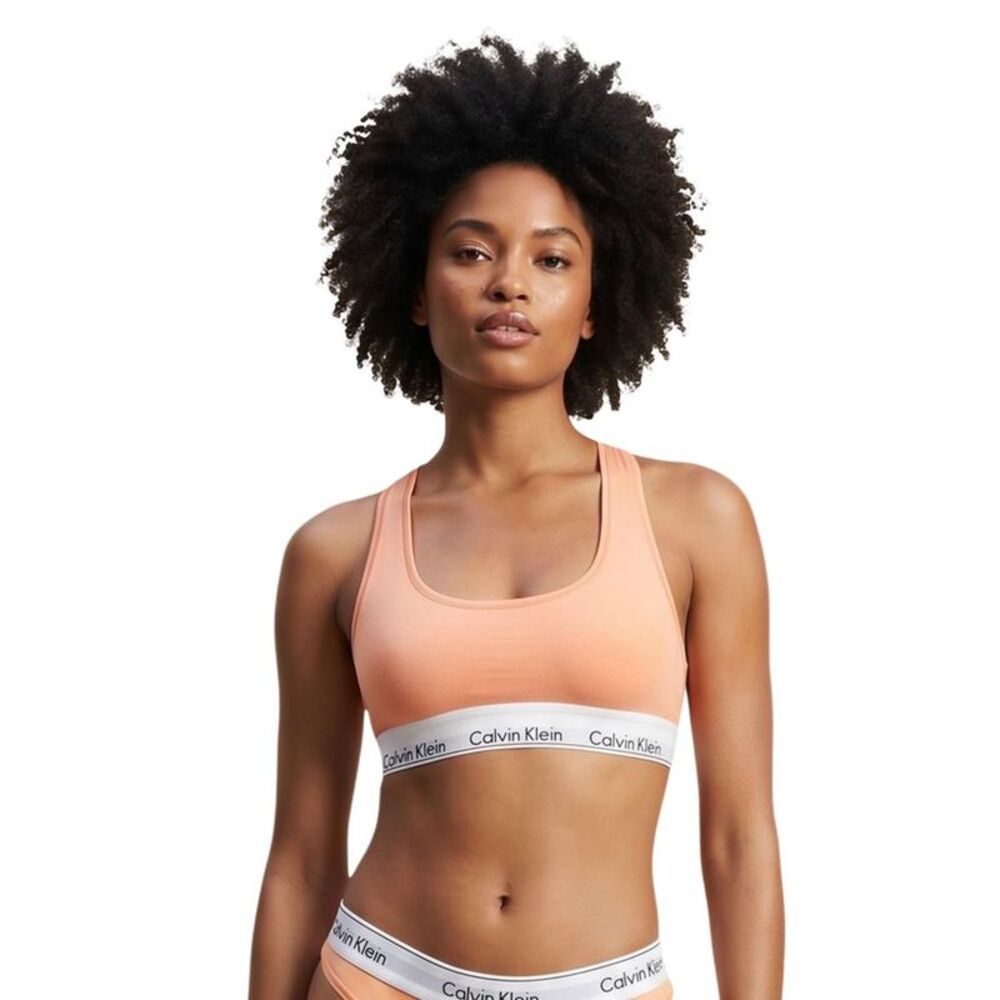 Calvin Klein Underwear Orange Cotton Women's Bra